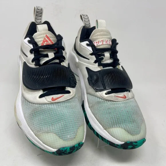 Nike Zoom Freak 3 Sneakers Mens Sz 8 White & Teal 7,0,9:K.5.7 - Picture 4 of 13